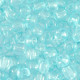 Rocalla cristal 6/0 (4mm) Azul ártico transparente